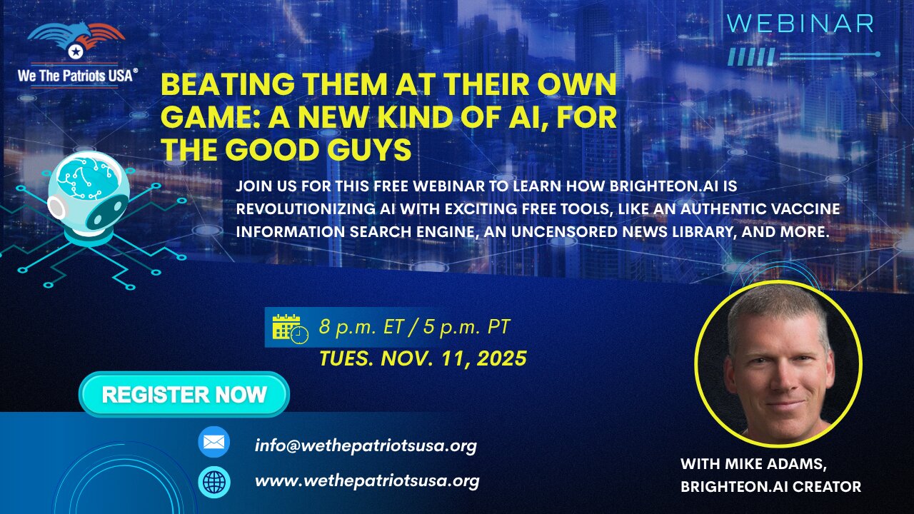 BEATING THEM AT THEIR OWN GAME: A New Kind of AI, For The Good Guys