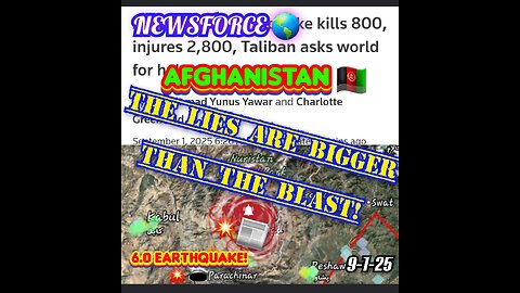 Afghanistan🇦🇫 6.0 DUMB BLAST!💥 🕳 WAR in the Gulf! 🗓 New Railway-war zone mexico!🇲🇽 maybe!🤔9-1-25