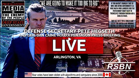 LIVE REPLAY: Defense Secretary Pete Hegseth and Gen. Dan Caine Hold a Pentagon Press Briefing - 6/22