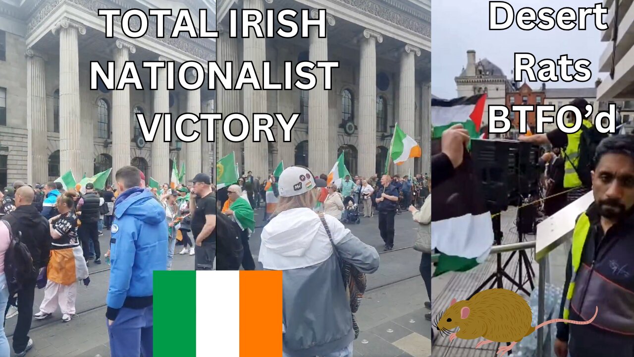 Total Irish Nationalist Victory At The GPO, July 4th, 2025. Islamists Halal Chicken-Out.