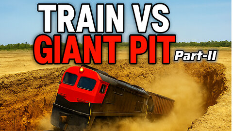 Train vs Hole | part2 | mrbeast