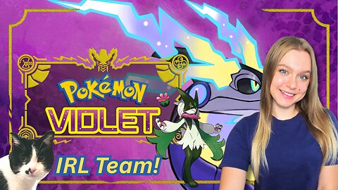 🐈 Pokemon: Violet IRL Team Nintendo Switch 2 playthrough! | 1st Gym