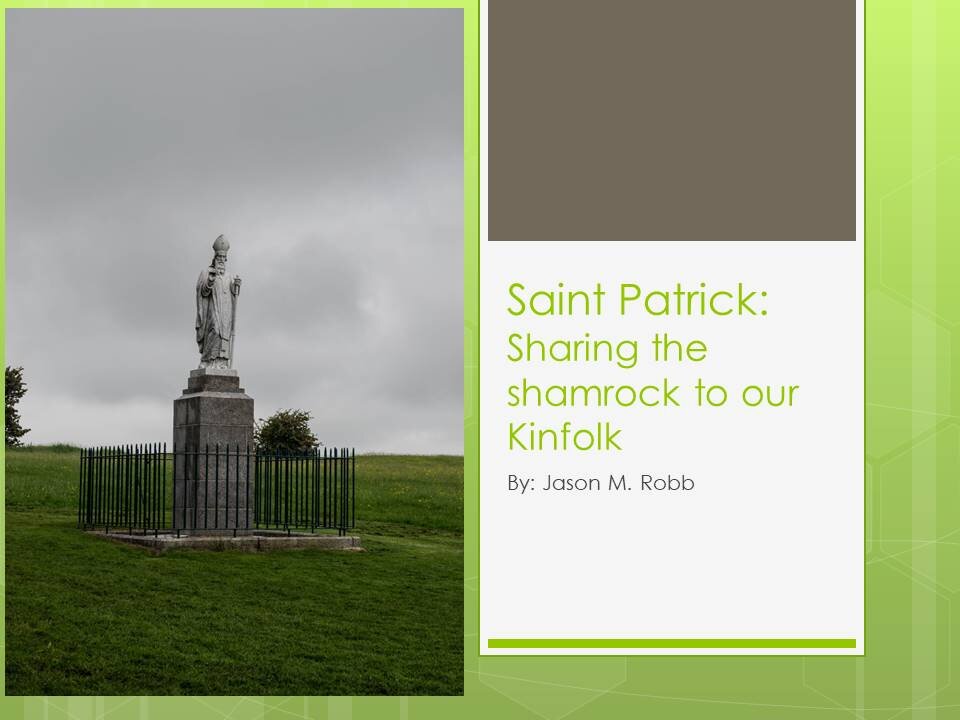 St. Patrick Sharing the Shamrock with Kinfolk