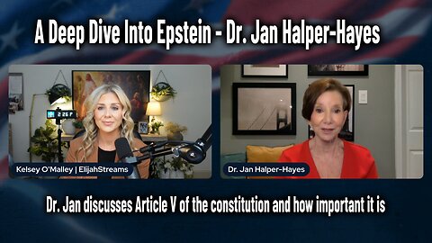 A Deep Dive Into Epstein - Dr. Jan Halper-Hayes