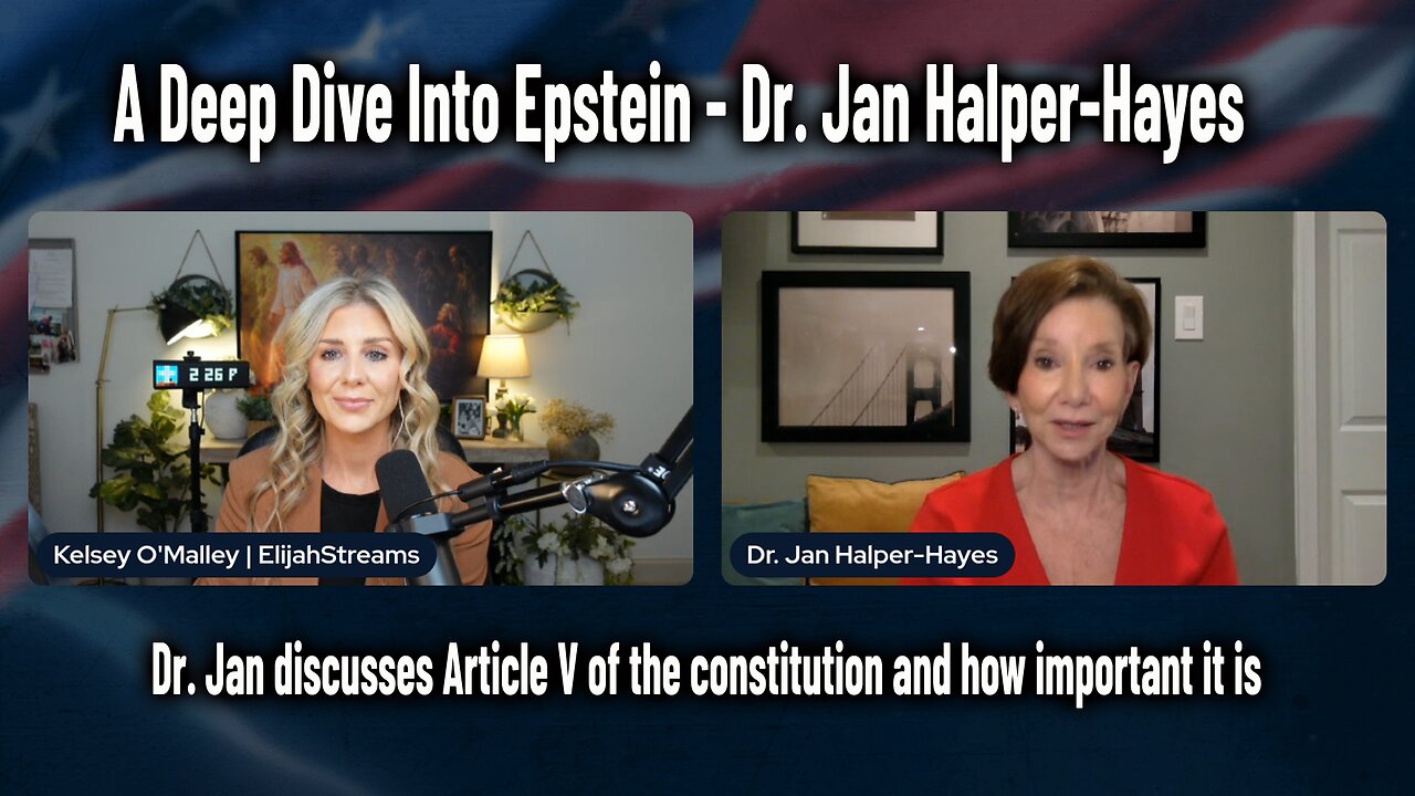 A Deep Dive Into Epstein - Dr. Jan Halper-Hayes