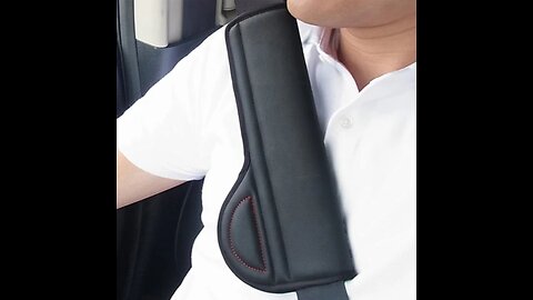 Universal Soft Leather Seat Belt Cover, for Car, SUV, Truck