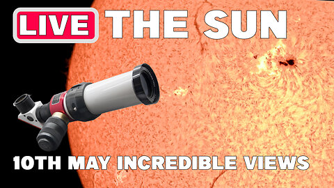 LIVE NOW: Stunning Live video of the su
