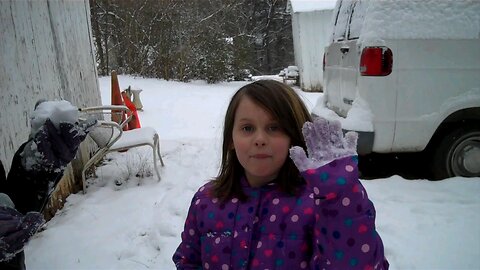 My first big snow 2008