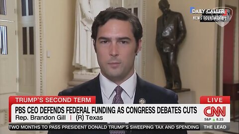 Rep. Brandon Gill Defends PBS Cuts: Calls Network 'Left-Wing Propaganda Outlet'