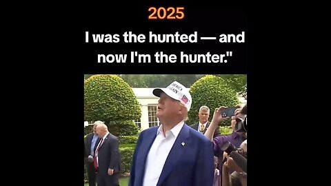 Hunted becomes the hunter. The hunter becomes the hunter. Witch hunt.