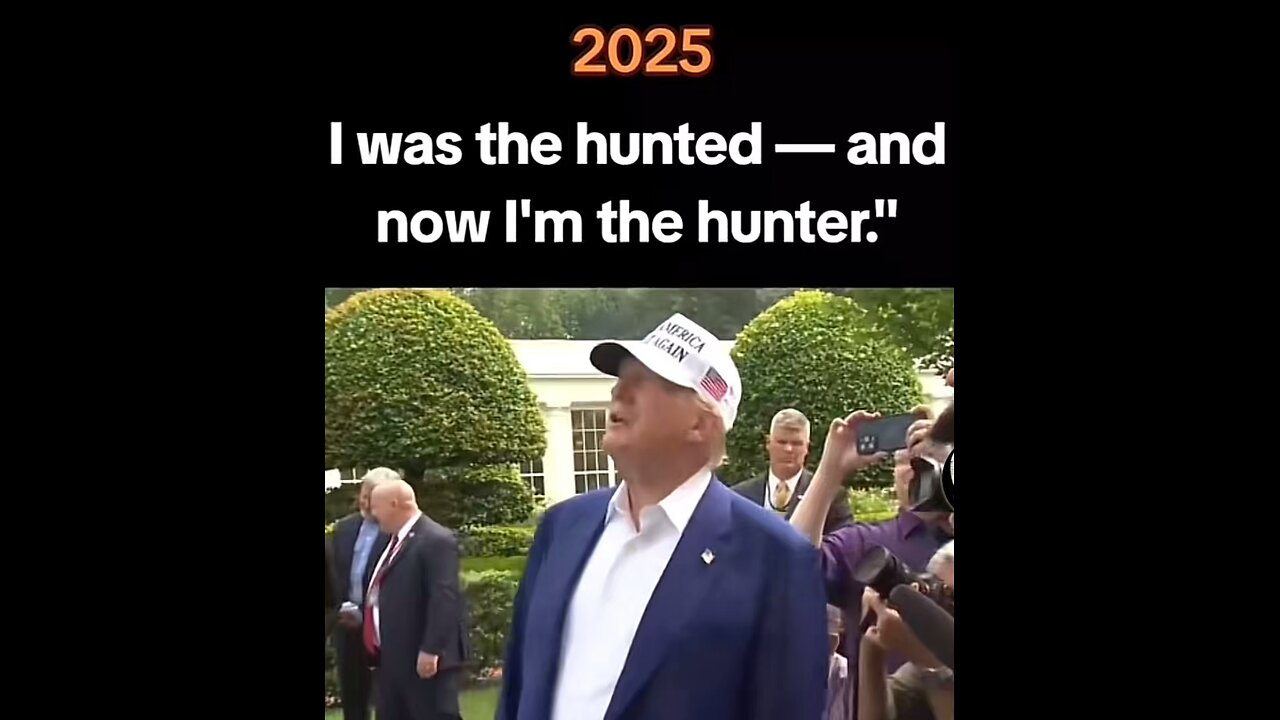 Hunted becomes the hunter. The hunter becomes the hunter. Witch hunt.
