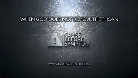 When God Does Not Remove the Thorn