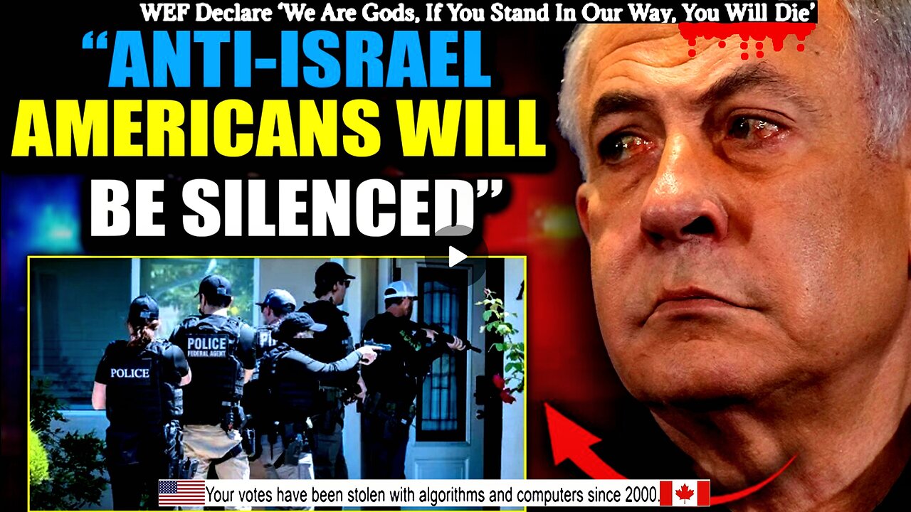 Netanyahu Orders FBI To Jail Americans Who Post Hate Crimes Against Israel
