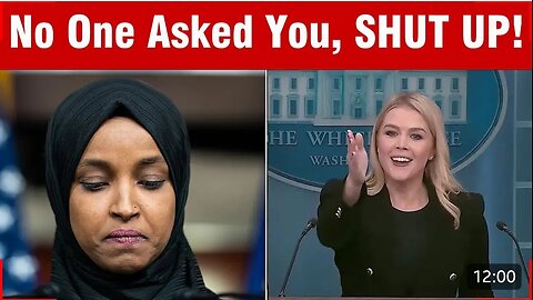 Watch Karoline Leavitt DEMOLISHES Ilhan Omar & Democrats Over Their Violence-Sparking Words