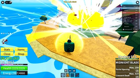 Playing Blox Fruits in Roblox - (No Commentary).