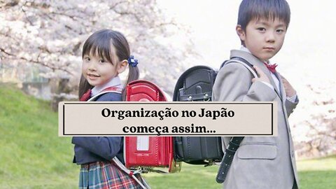 ✨ Organização no Japão começa assim...
