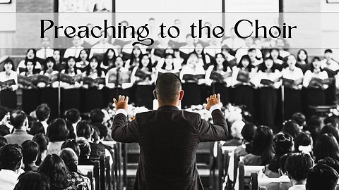 Preaching to the choir - Jude 1:3