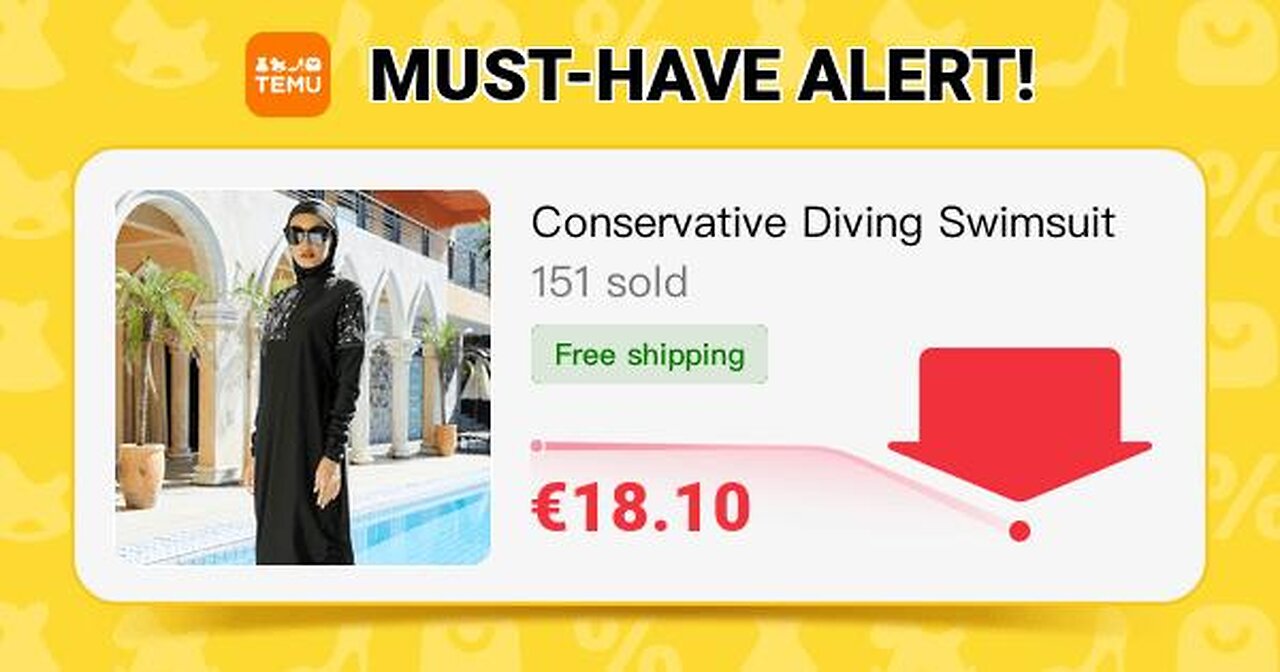 Conservative Diving Swimsuit Sun Protection Full Coverage
