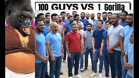 Can 100 Niggas Beat 1 Gorilla? Debate with Meme Reactions