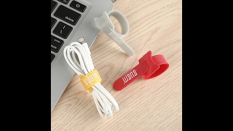 Multicolored Cable Ties Cord Organizer, for Cords, Wires, and Other Things (40-Pack)