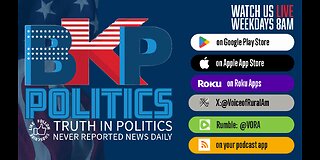 LIVESTREAM - 8:00am ET - Voice of Rural America with BKP