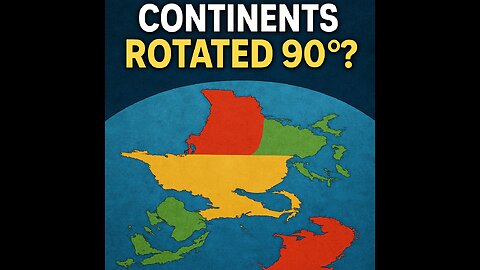 What If the Earth’s Continents Rotated 90 Degrees