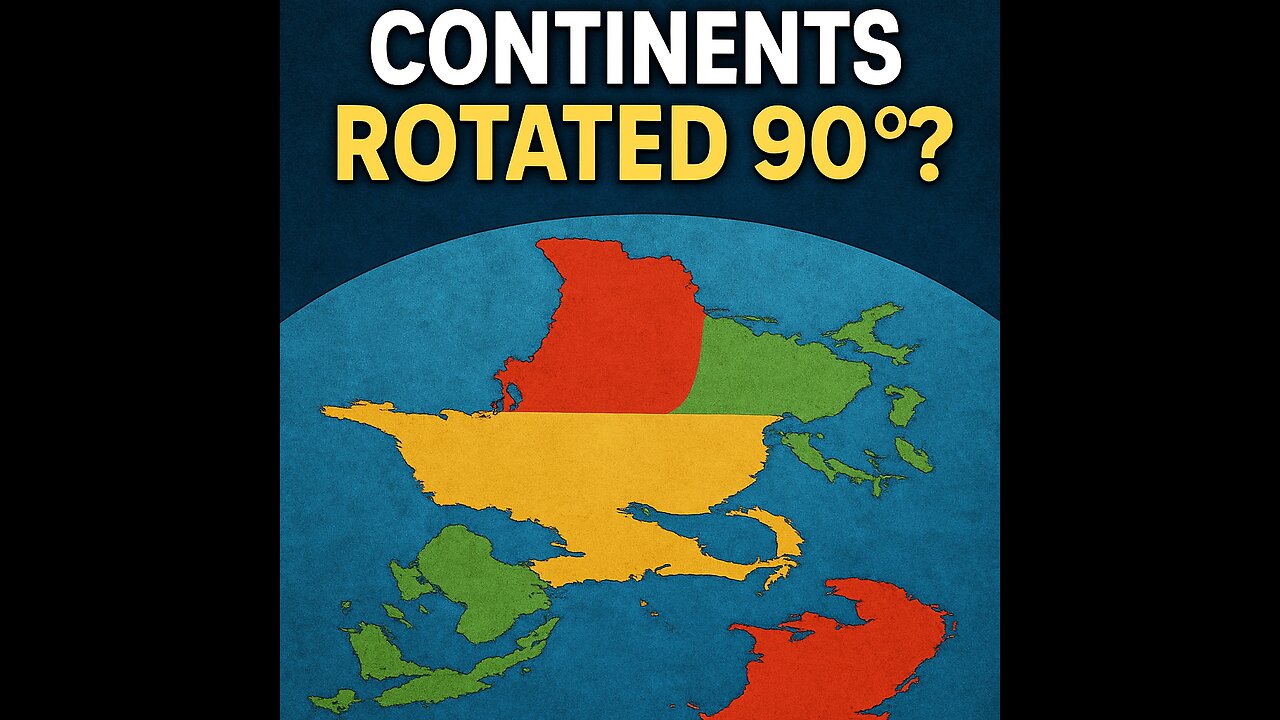 What If the Earth’s Continents Rotated 90 Degrees