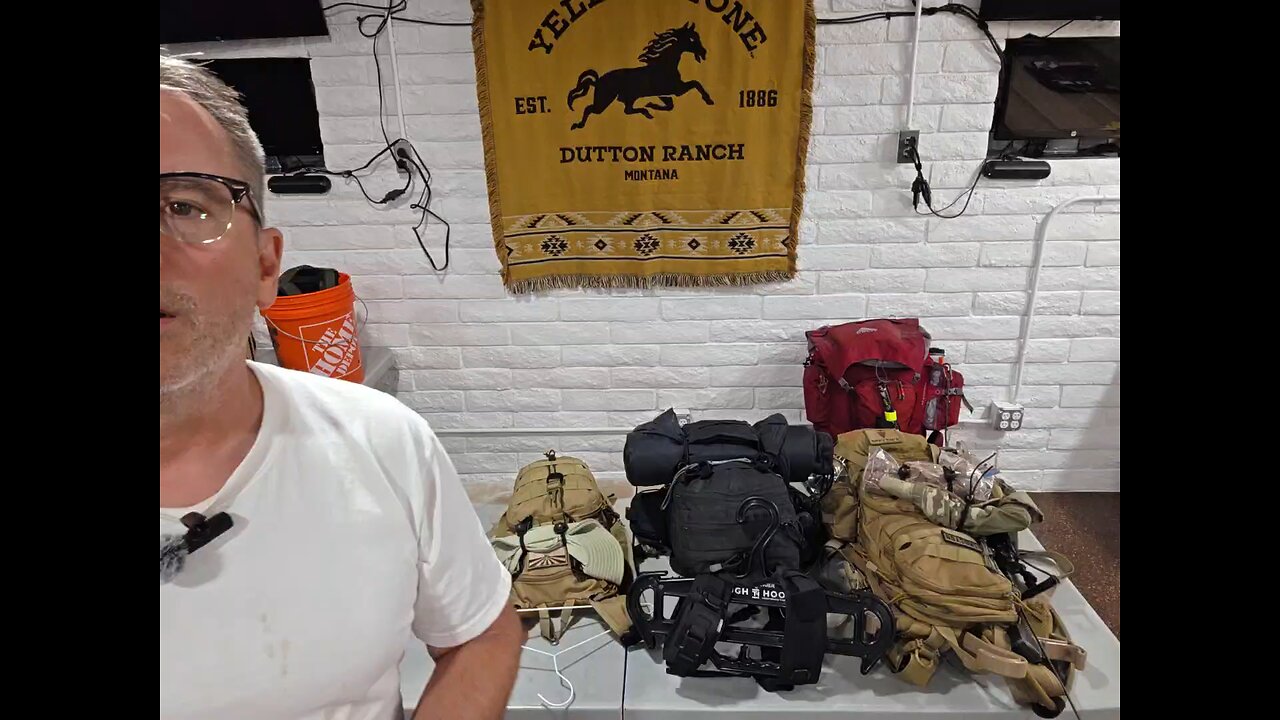 Going over basic standard bag inventory - testing a new remote microphone. 1 of 2
