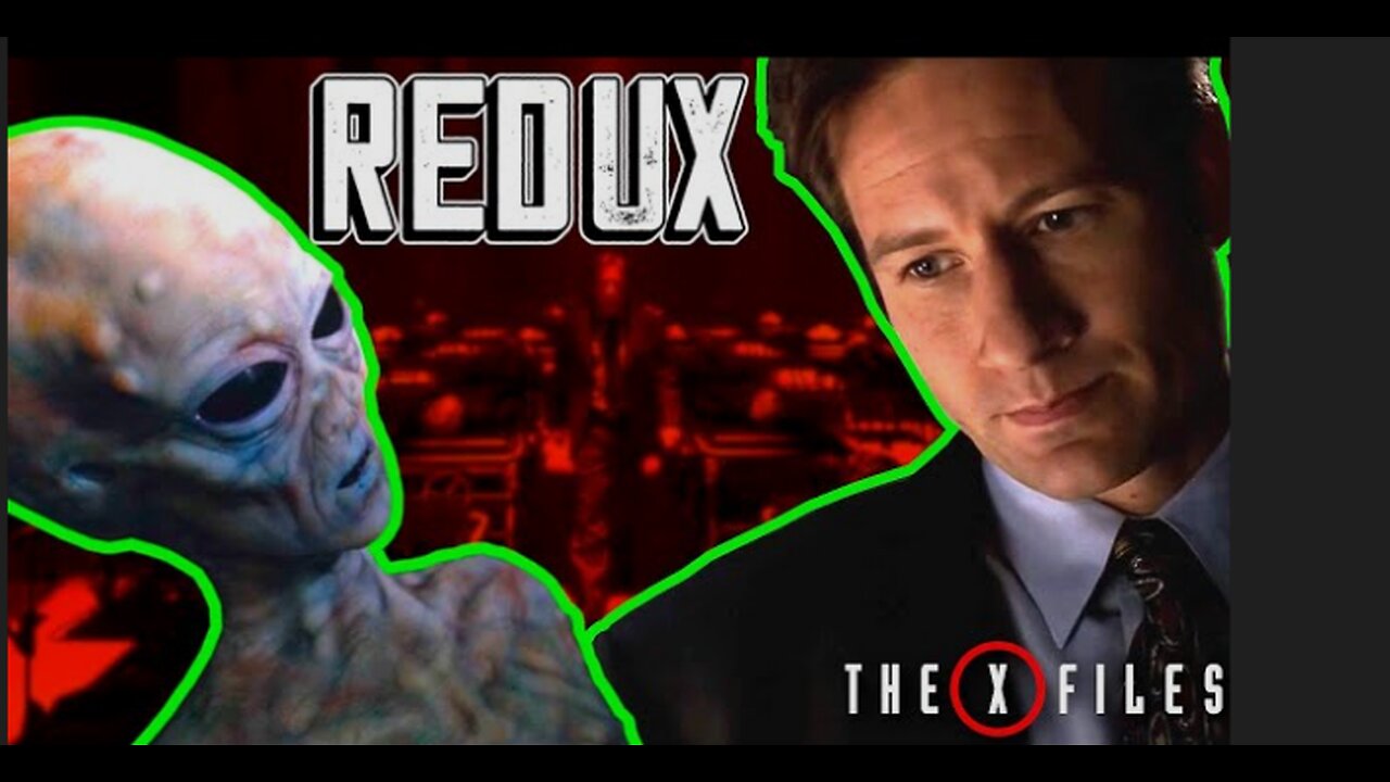 Old VHS Tape of The X-Files REDUX Episode from Season 5 (1997)
