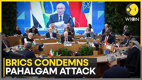 PM Modi Addresses BRICS Session, Calls Pahalgam Attack A Cowardly Strike On India's Soul | WION