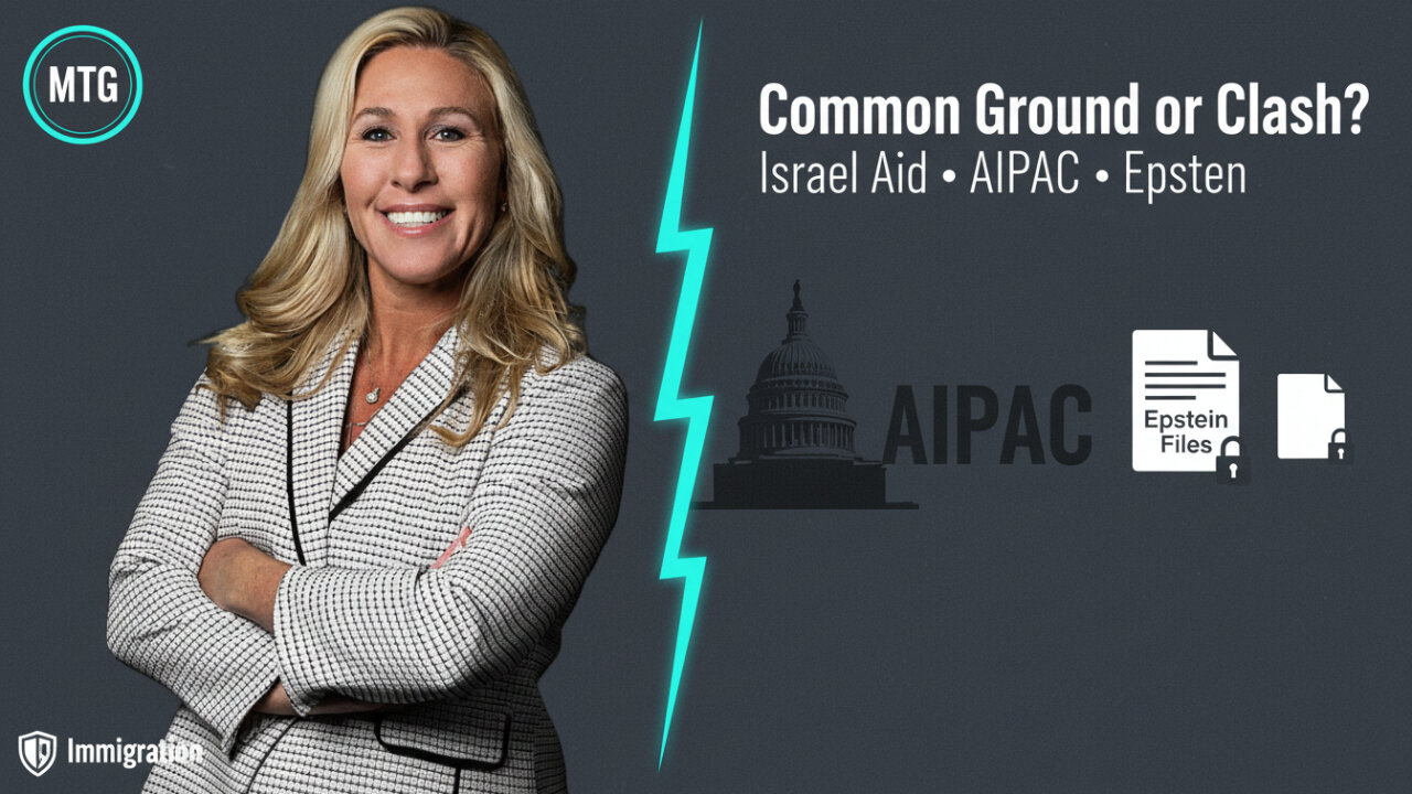 MTG vs AIPAC: Israel Aid, Epstein Files & a Left–Right Truce?
