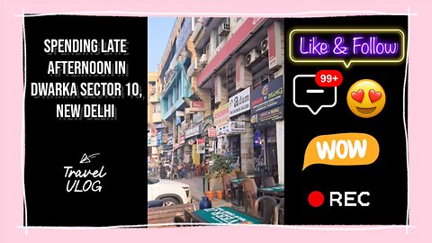 Bustling vibes in this lively Delhi hub! #Viral #Trending