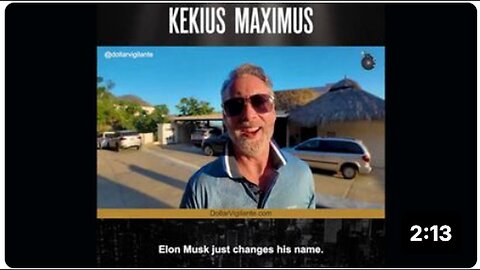 "Elon Musk Emulates 'Kekius Maximus': A Frog Idol God of Technocratic Beast System"
