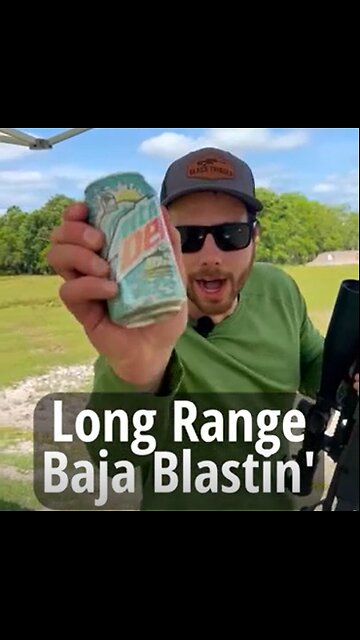 Beginner Nails Mountain Dew Can @ 615 Yards!