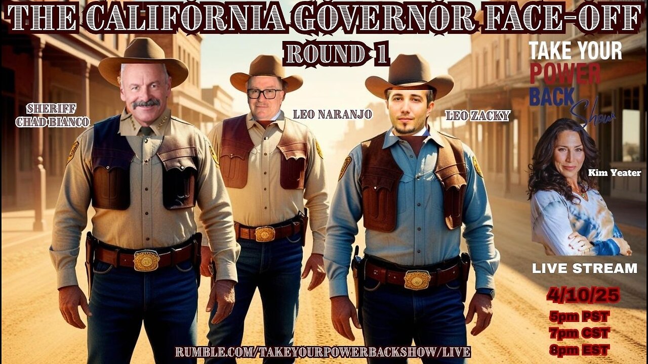 THE CALIFORNIA GOVERNOR FACE-OFF ROUND 1