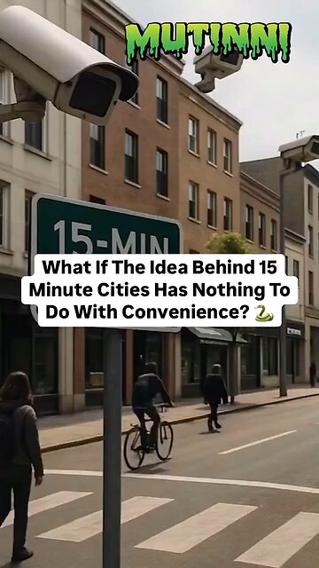 THE REAL REASON BEHIND THE WEF PLANNED “15 MINUTE CITIES”