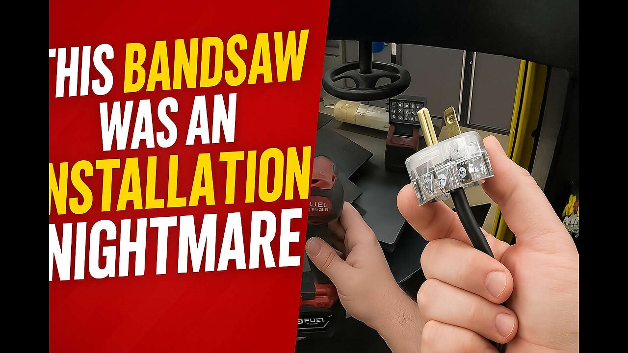 Shocking Bandsaw Fails: This Bandsaw Crashed at Startup!