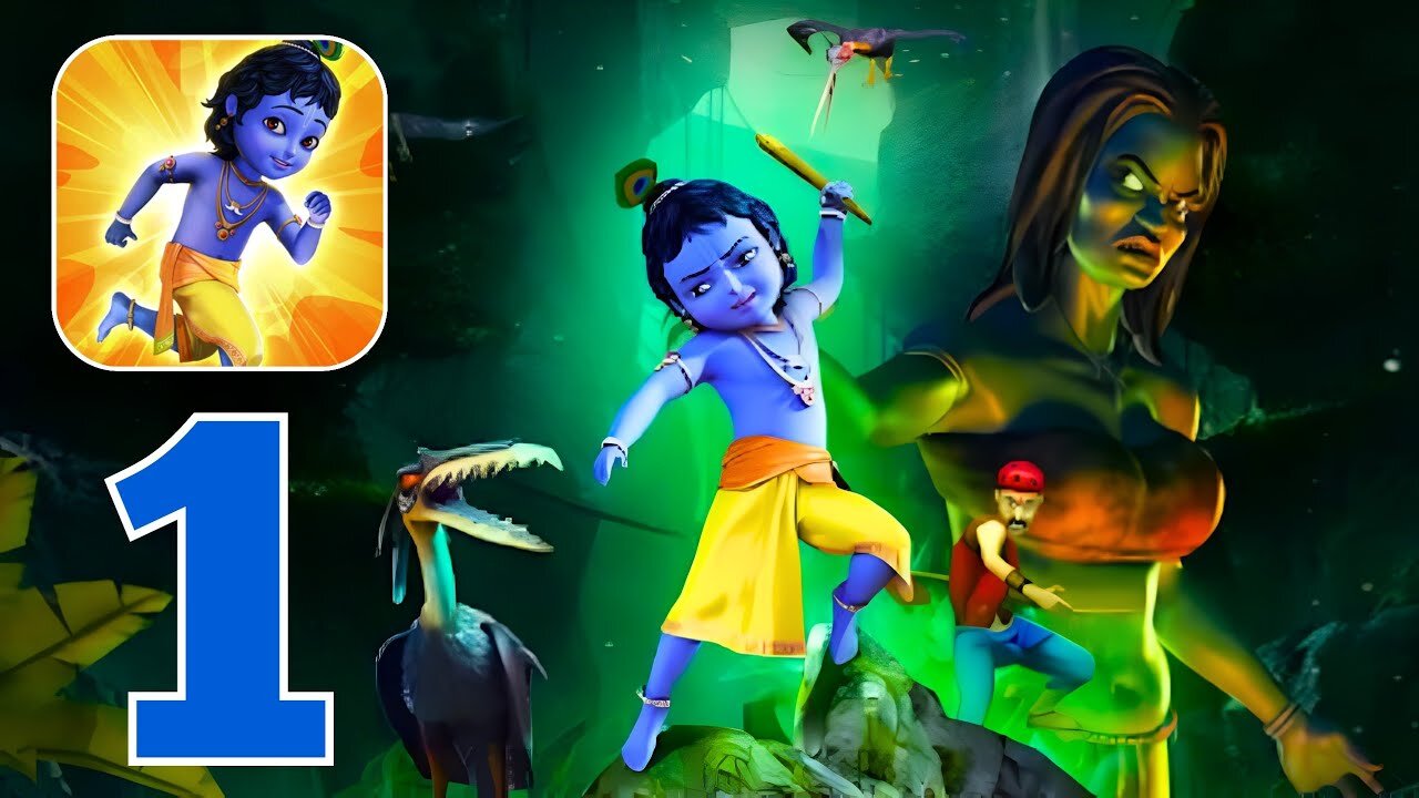 Little Krishna - Gameplay Walkthrough | Part 1 (Android)