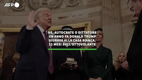 Un anno fa Donald Trump giurava come 47⁄mo Presidente USA,il riassunto dell'anno 2025 alla Presidenza degli Stati Uniti d'America DOCUMENTARIO