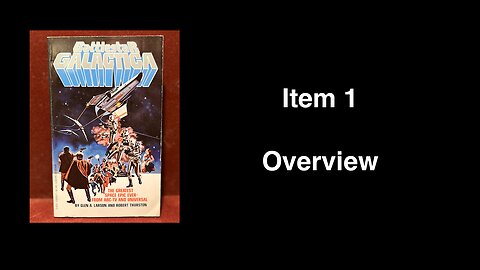 Item 1: Battlestar Galactica 1st Edition Paperback 1978