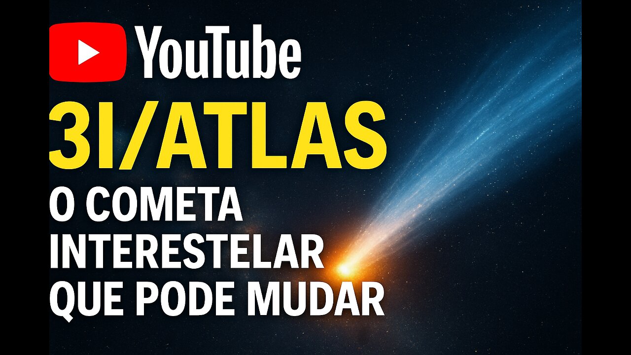 “3I/ATLAS: O Cometa Interestelar Que Pode Mudar Tudo”