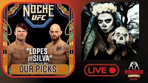 UFC Noche: Lopes vs Silva Fight Breakdown & Real Betting Analysis