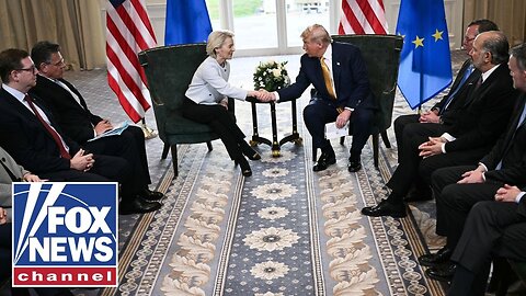 'Dems in the dust': Trump rides momentum from major EU trade deal