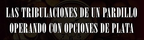 LAS TRIBULACIONES DE UN PARDILLO OPERANDO CON OPCIONES DE PLATA