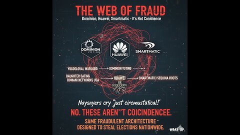 The Web of Fraud: Dominion, Huawei, Smartmatic – It’s Not Coincidence
