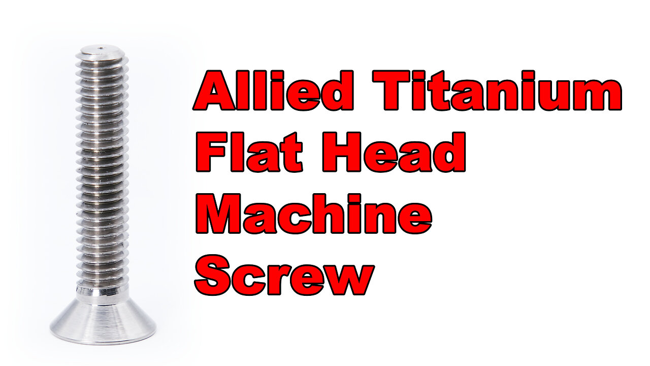 Flat Head Machine Screws