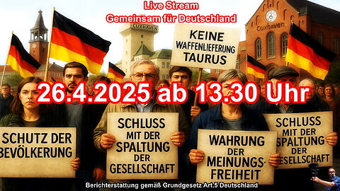 Live-Bericht von der Demo in Cuxhaven – Gemeinsam für Deutschland!