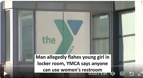 Man allegedly flashes child in locker room, YMCA says men can use women's washroom
