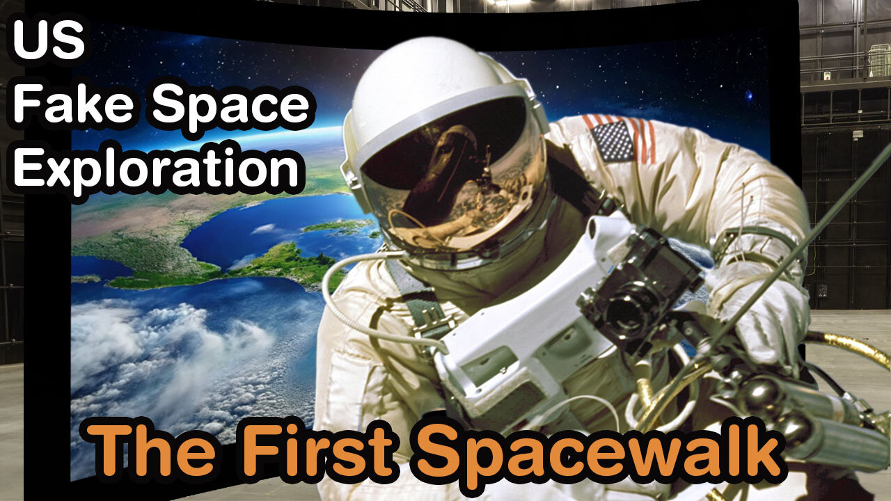 US Fake Space Exploration. The First Spacewalk | Leonid Konovalov