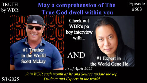 May a comprehension of the True God dwell within you = TRUTH by WDR - Live show and replay